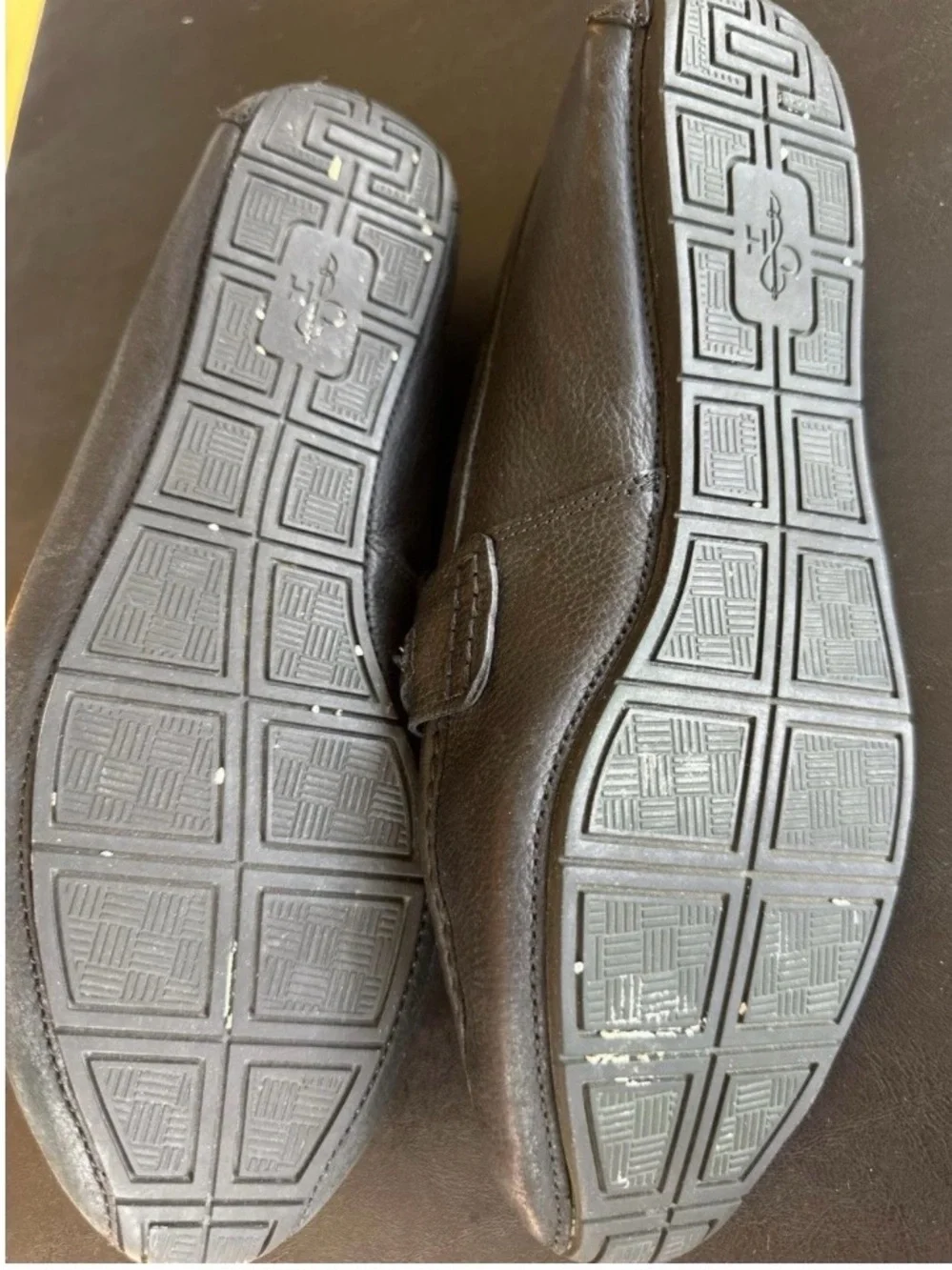 Cole Haan Black Leather Slip On Silver Horse Bit Buckle Detail Loafers